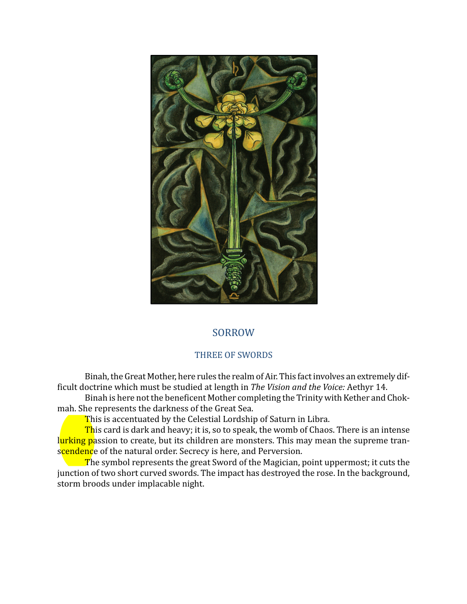 Original scan of The Book of Thoth, PDF page 215