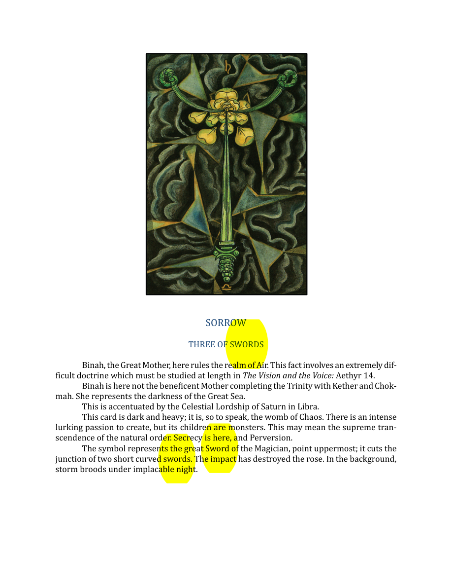 Original scan of The Book of Thoth, PDF page 215