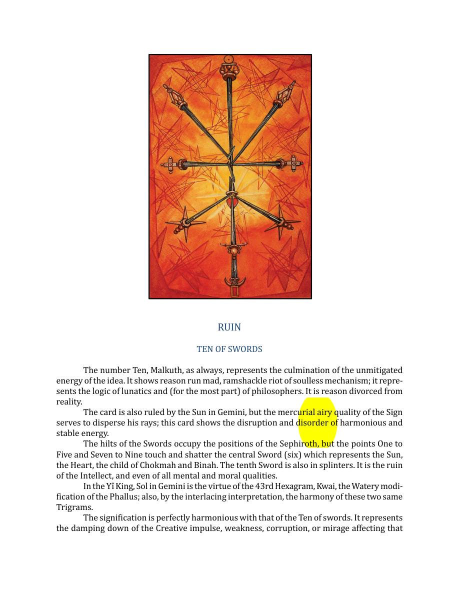Original scan of The Book of Thoth, PDF page 223