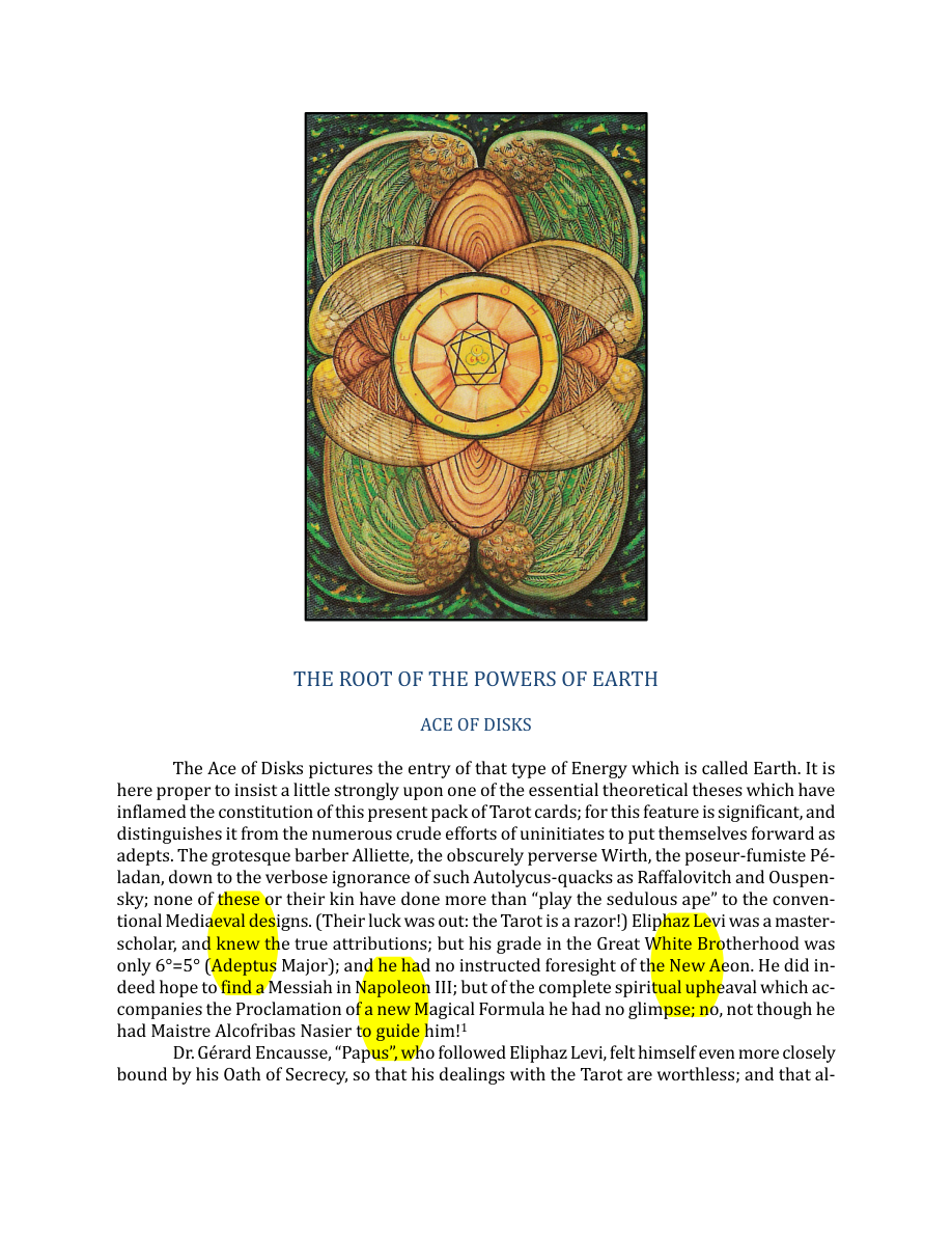 Original scan of The Book of Thoth, PDF page 225