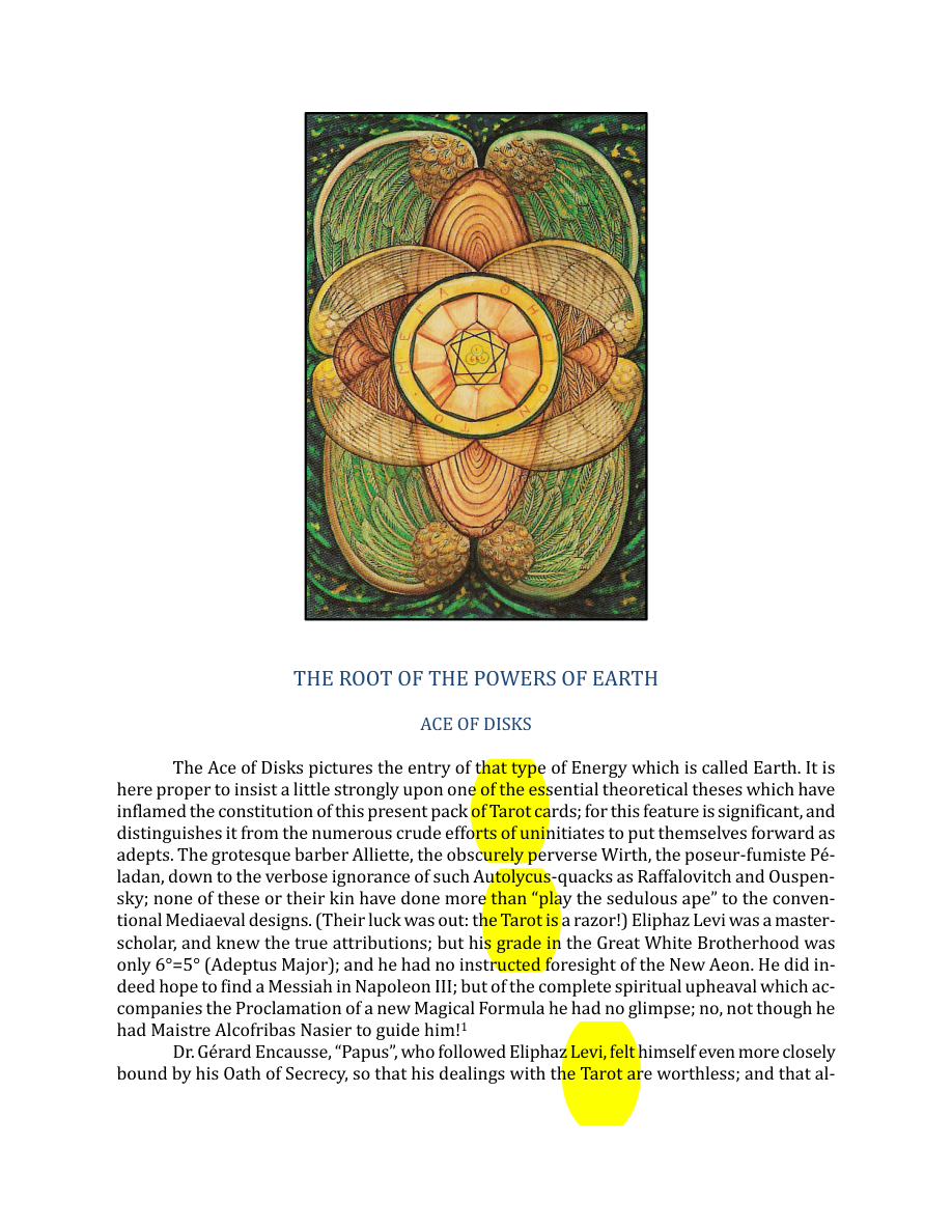 Original scan of The Book of Thoth, PDF page 225
