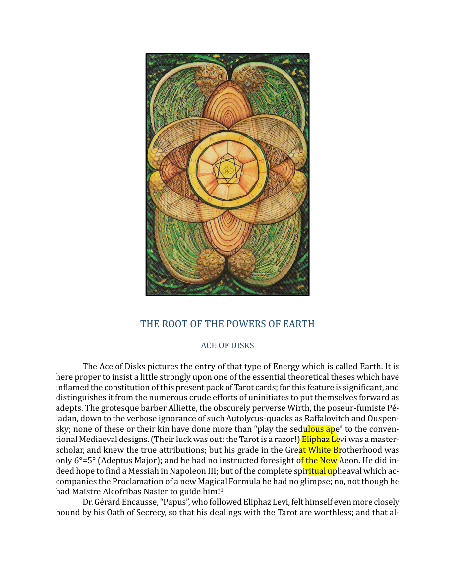 Original scan of The Book of Thoth, PDF page 225