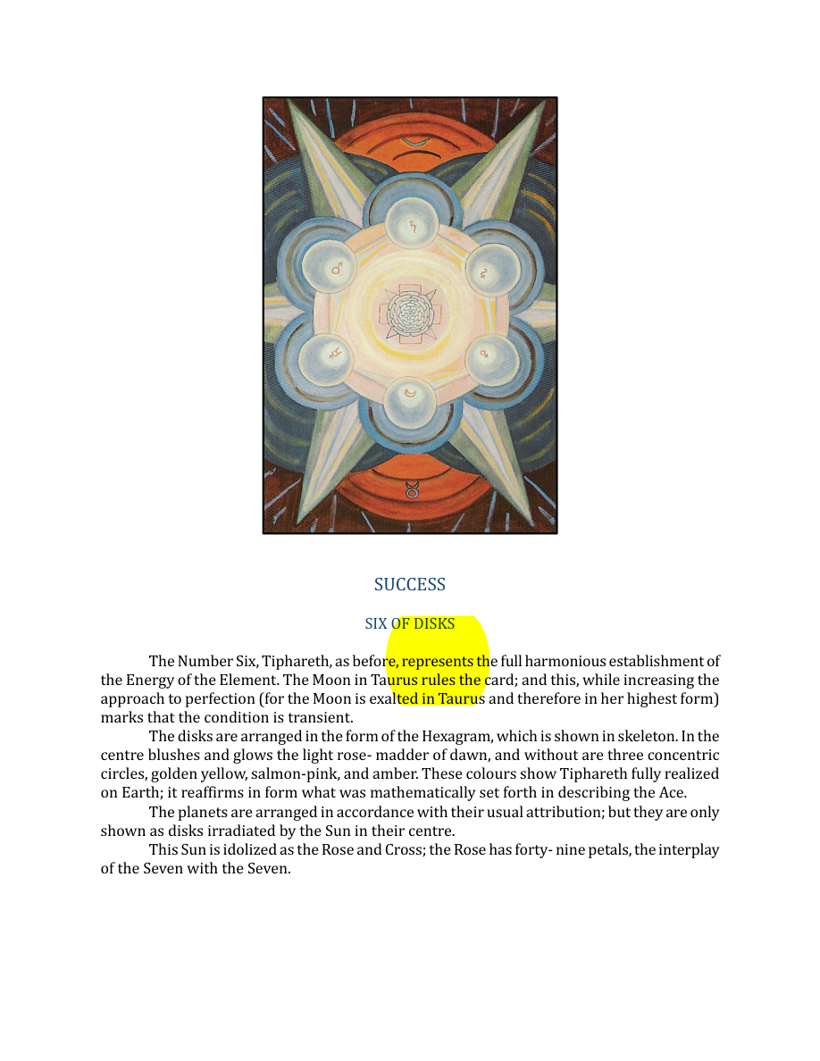 Original scan of The Book of Thoth, PDF page 233