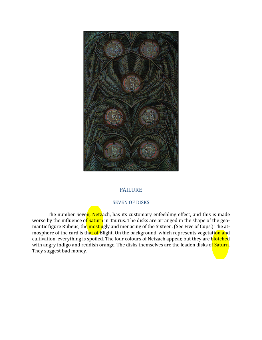 Original scan of The Book of Thoth, PDF page 234