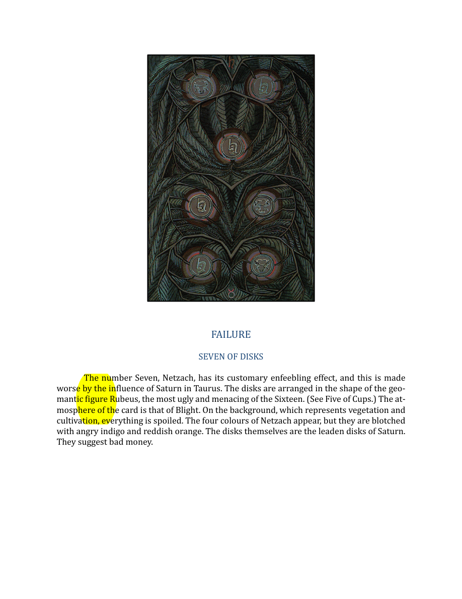 Original scan of The Book of Thoth, PDF page 234