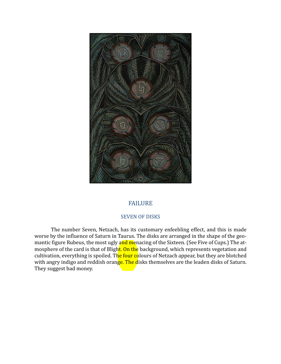 Original scan of The Book of Thoth, PDF page 234