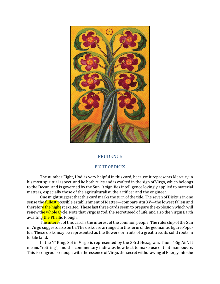Original scan of The Book of Thoth, PDF page 235