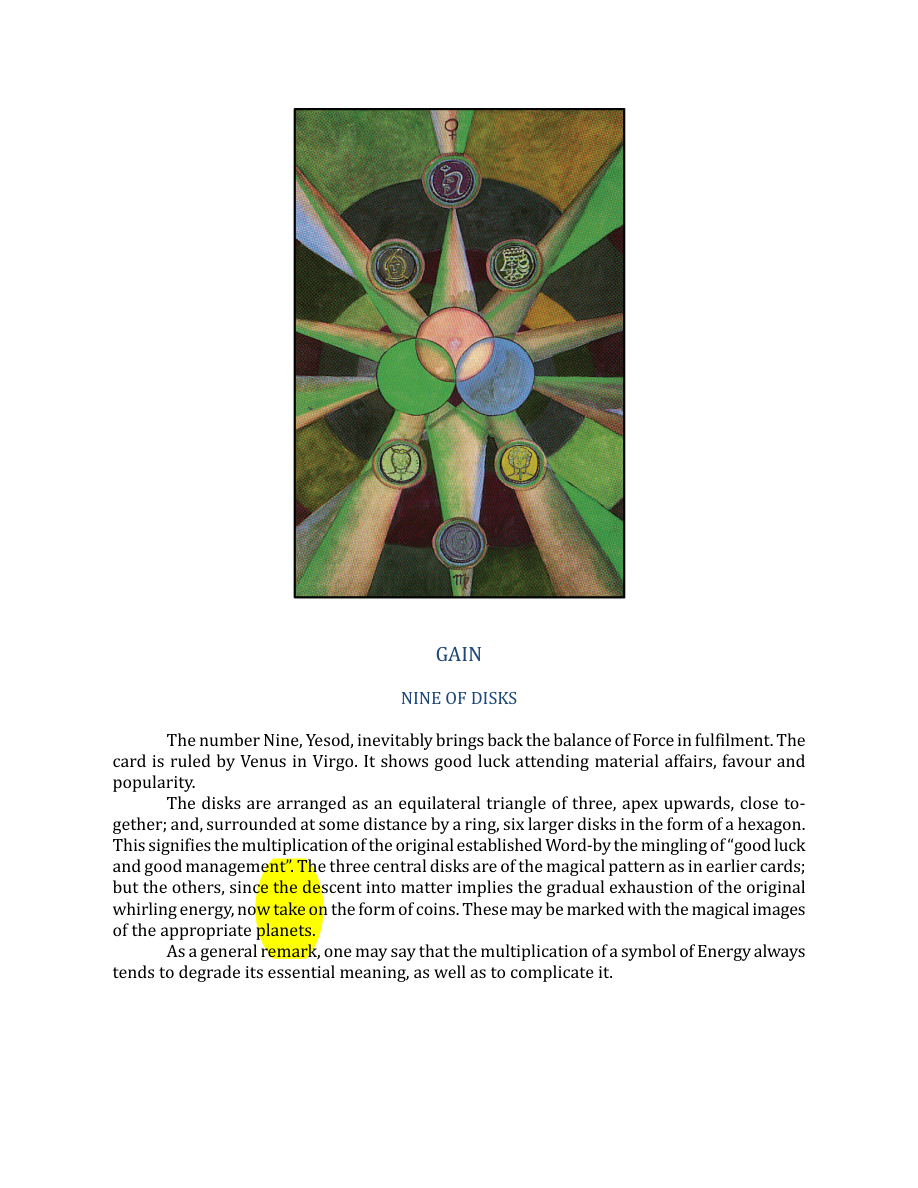 Original scan of The Book of Thoth, PDF page 237