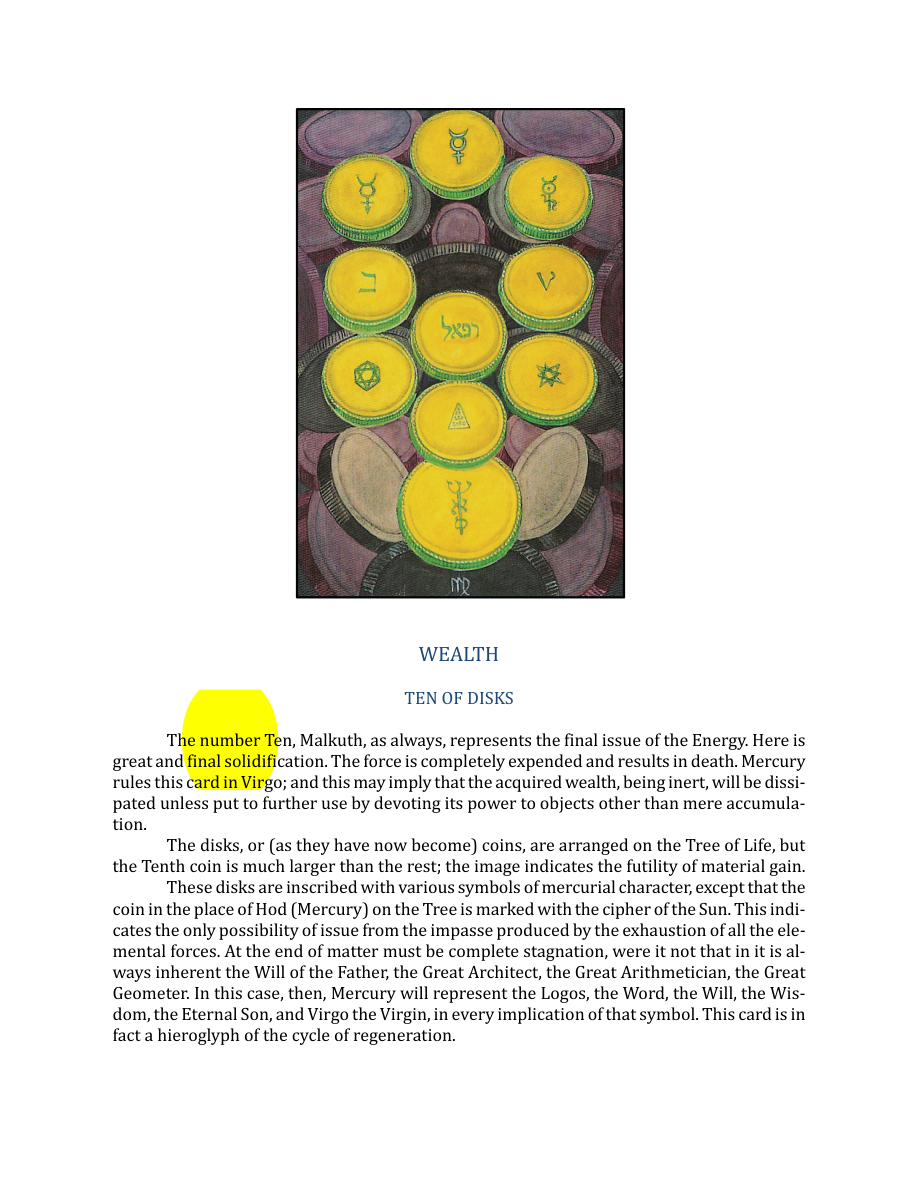Original scan of The Book of Thoth, PDF page 238