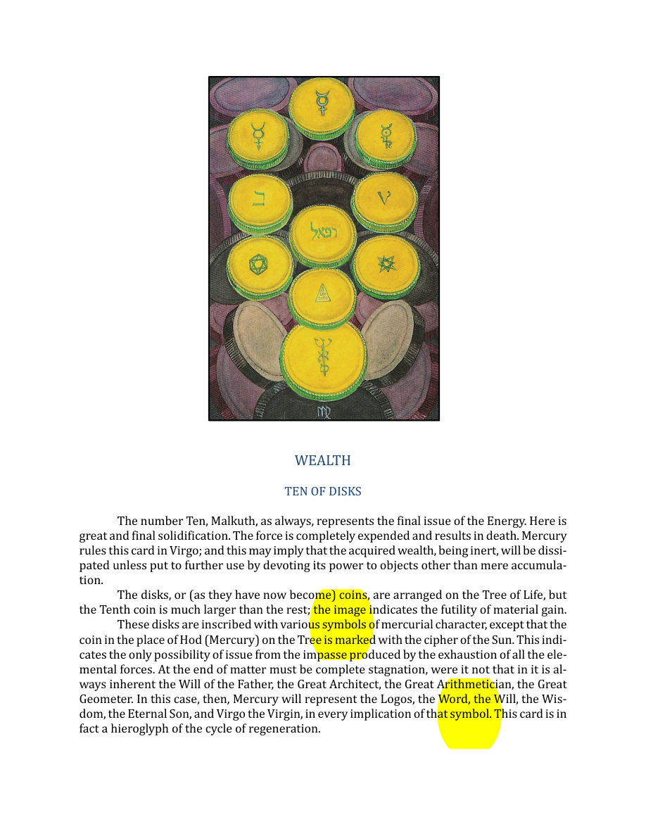 Original scan of The Book of Thoth, PDF page 238