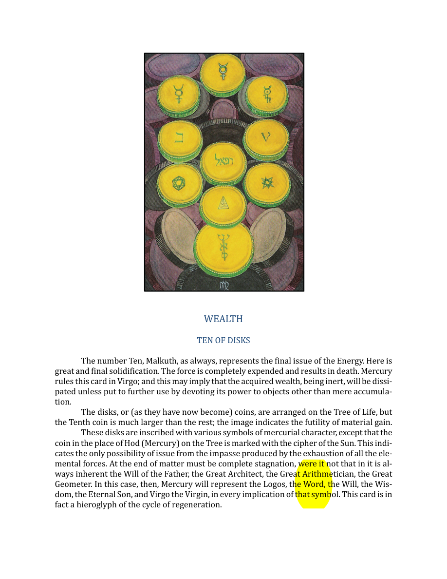Original scan of The Book of Thoth, PDF page 238