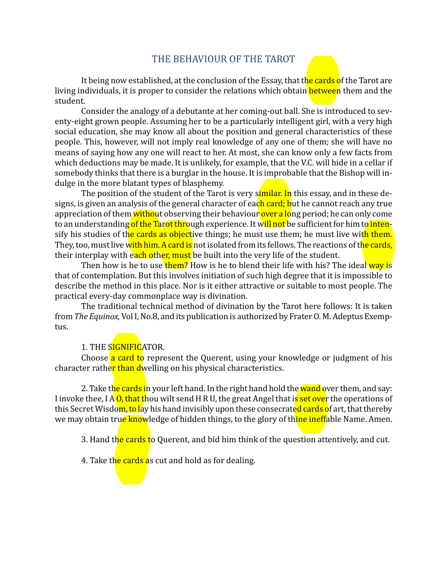 Original scan of The Book of Thoth, PDF page 246