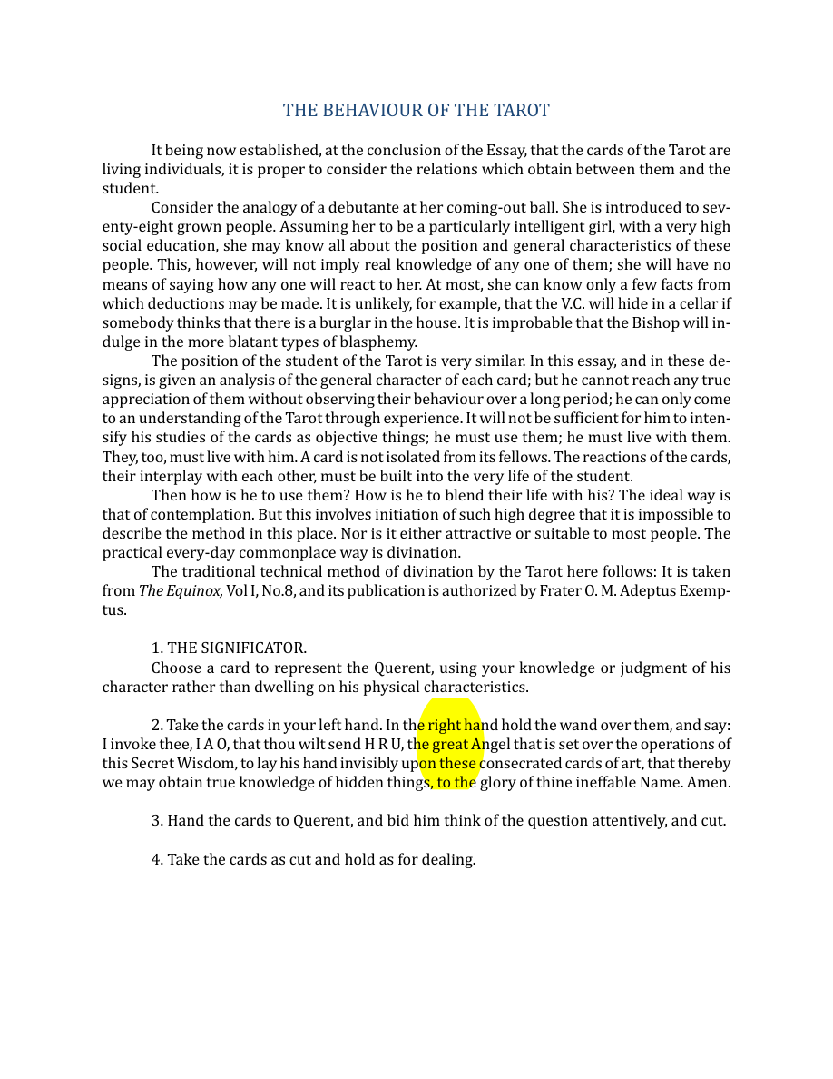 Original scan of The Book of Thoth, PDF page 246