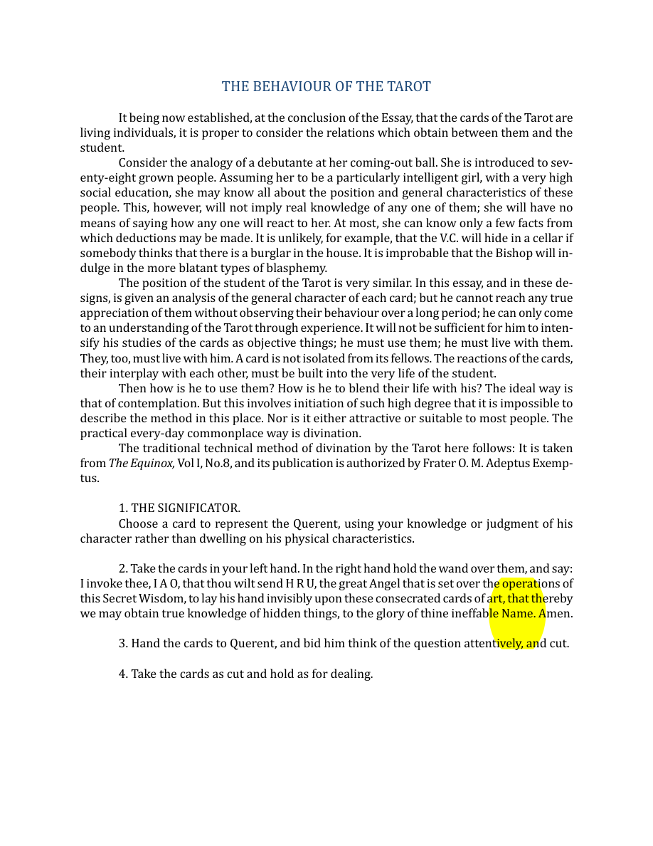 Original scan of The Book of Thoth, PDF page 246