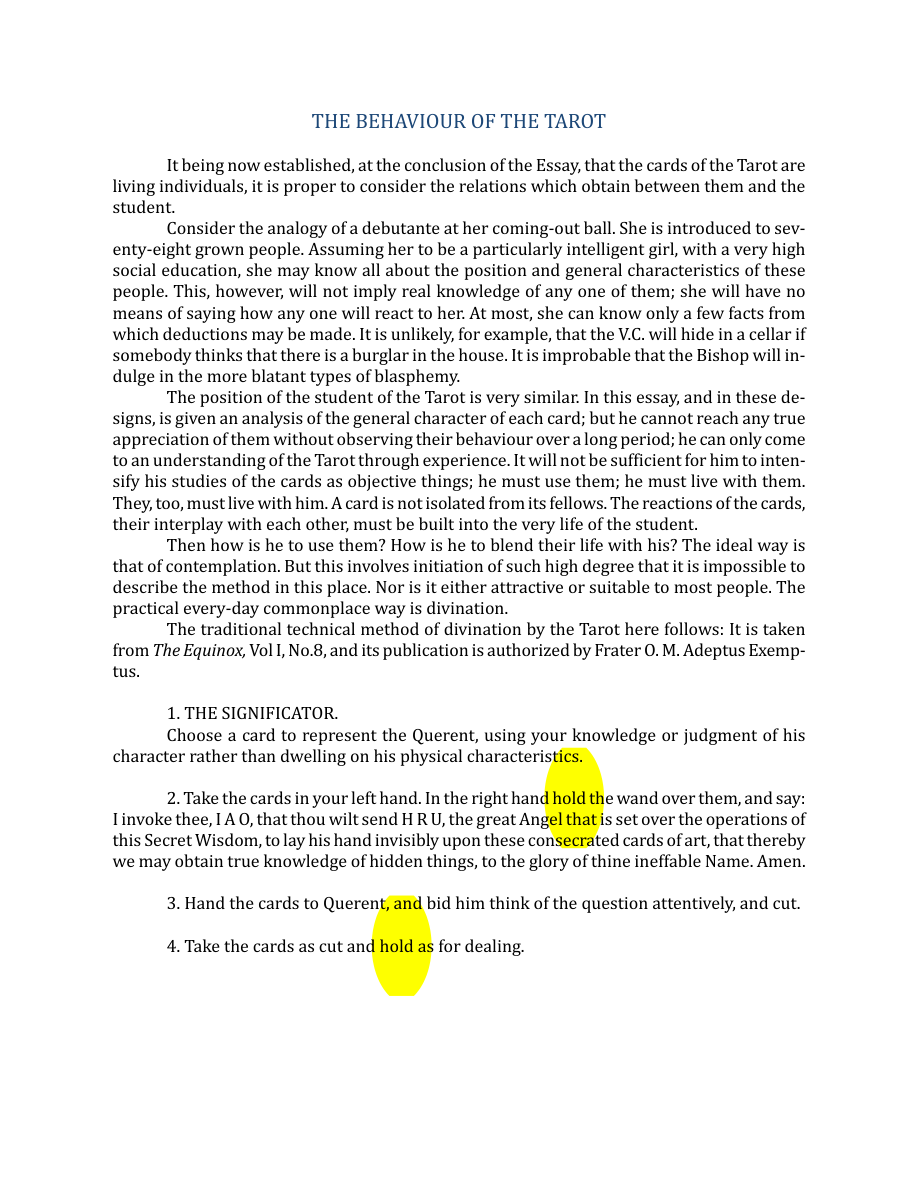 Original scan of The Book of Thoth, PDF page 246