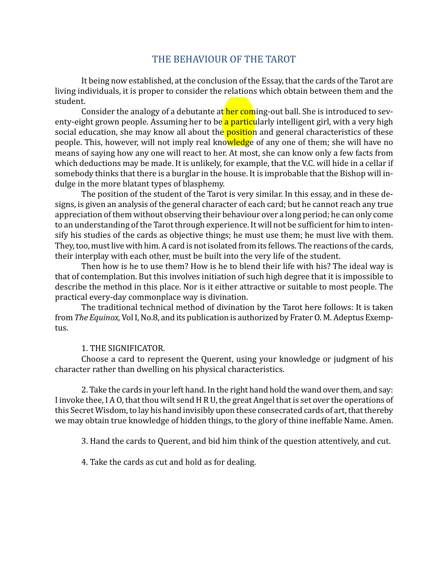 Original scan of The Book of Thoth, PDF page 246