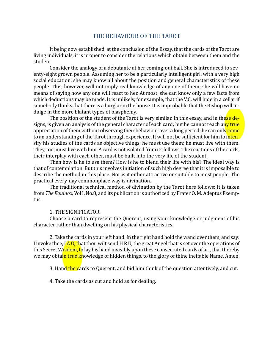Original scan of The Book of Thoth, PDF page 246