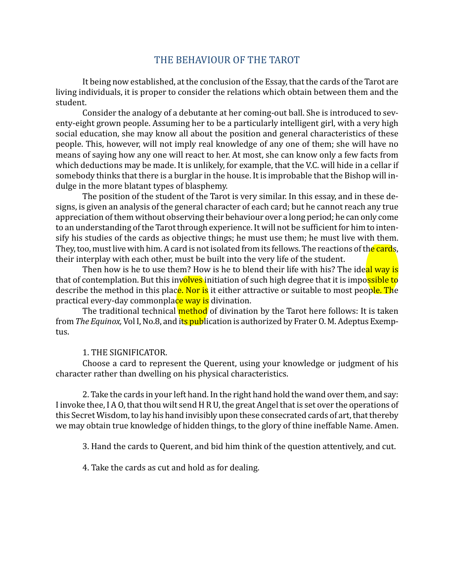 Original scan of The Book of Thoth, PDF page 246