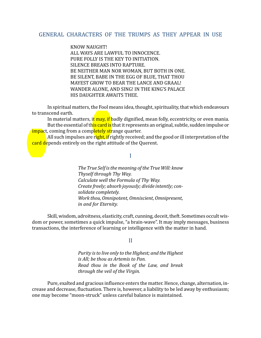 Original scan of The Book of Thoth, PDF page 250
