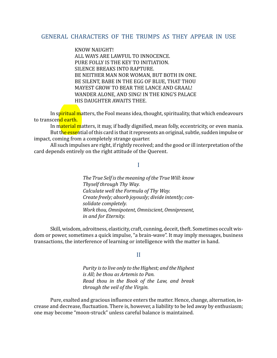 Original scan of The Book of Thoth, PDF page 250