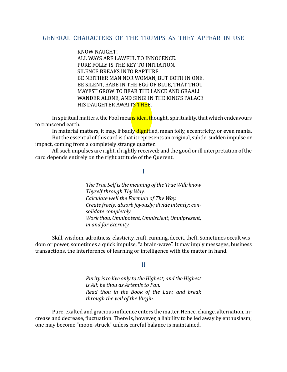 Original scan of The Book of Thoth, PDF page 250