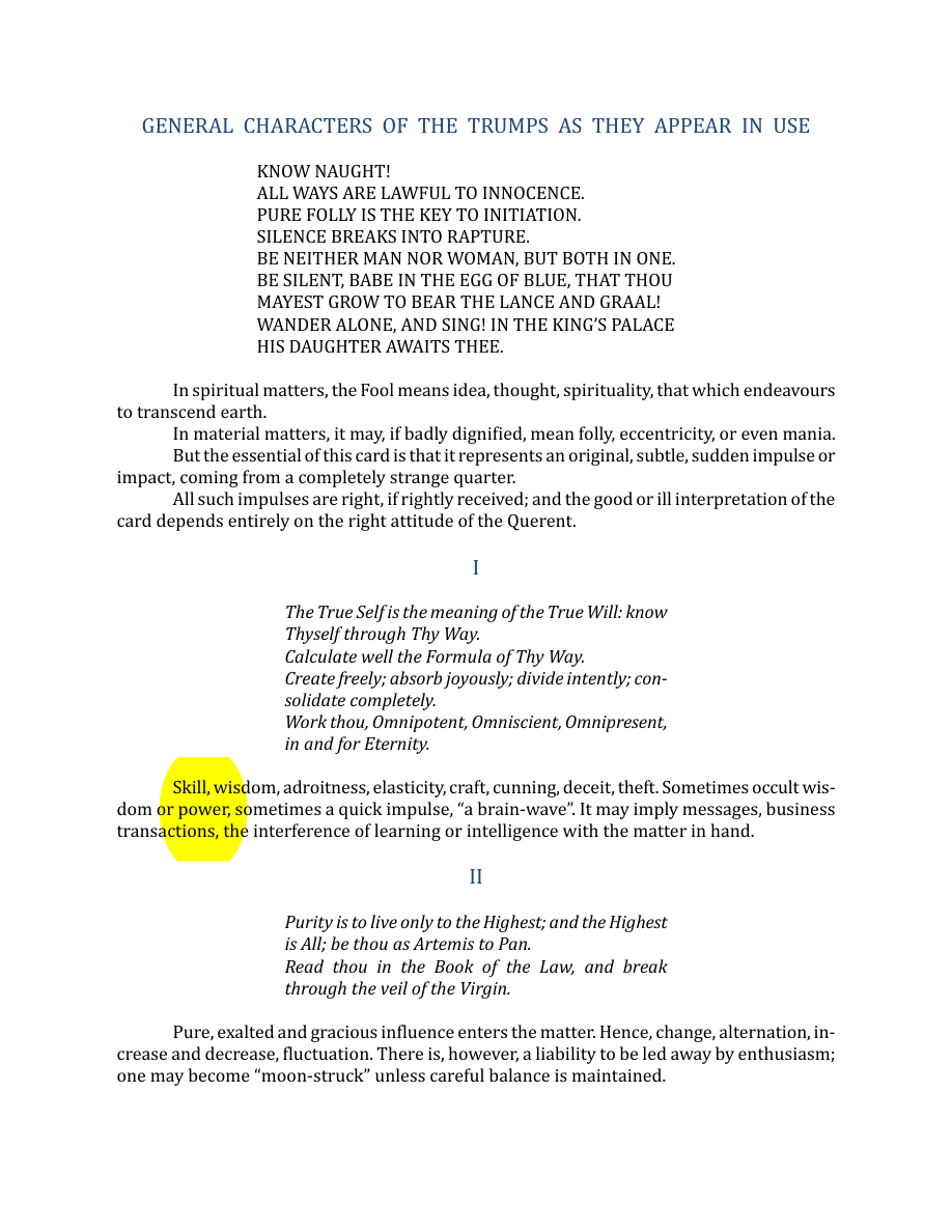 Original scan of The Book of Thoth, PDF page 250