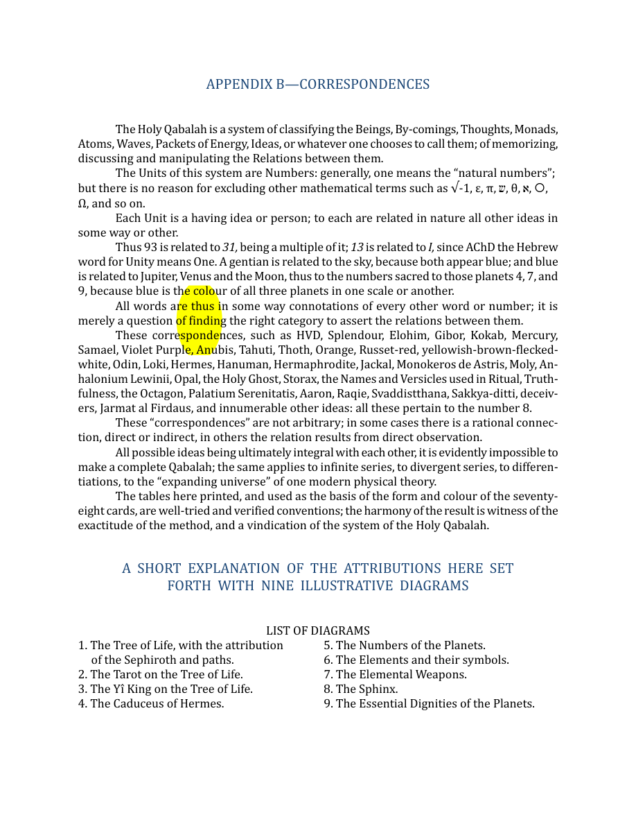 Original scan of The Book of Thoth, PDF page 258