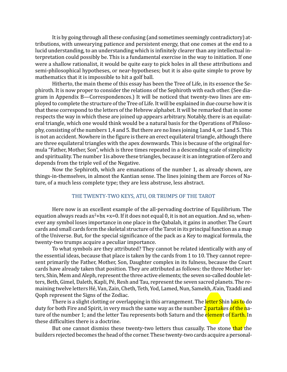 Original scan of The Book of Thoth, PDF page 26