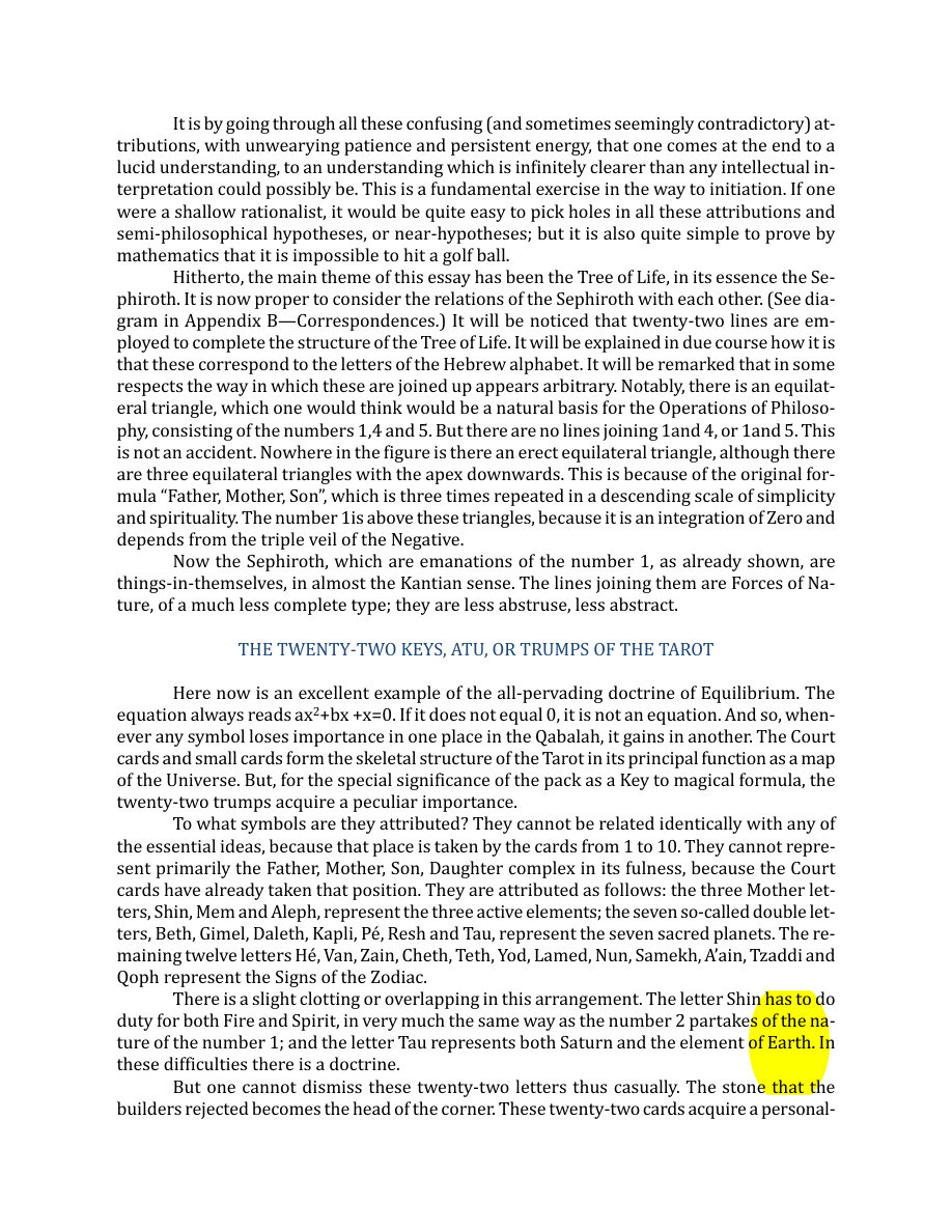 Original scan of The Book of Thoth, PDF page 26