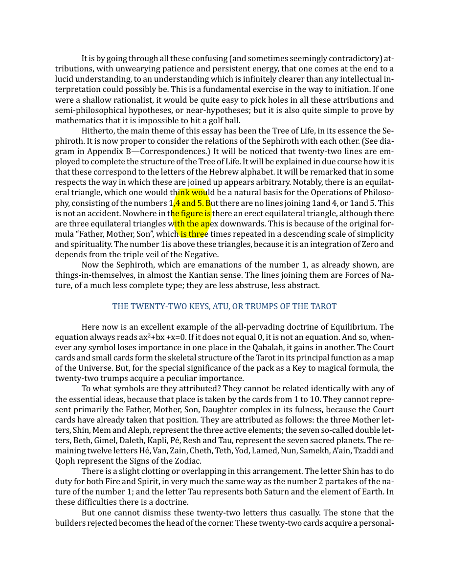 Original scan of The Book of Thoth, PDF page 26