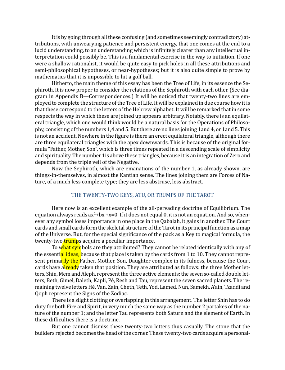 Original scan of The Book of Thoth, PDF page 26