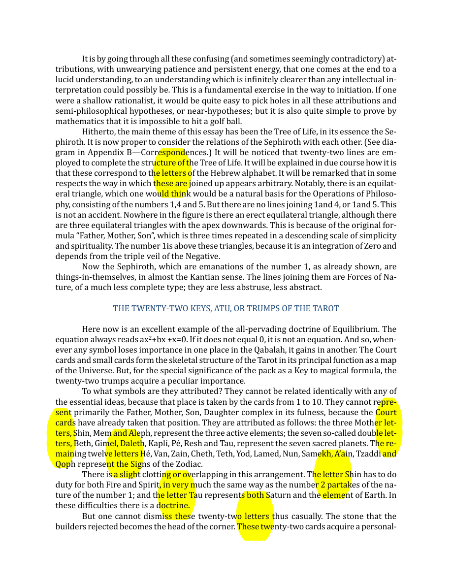 Original scan of The Book of Thoth, PDF page 26