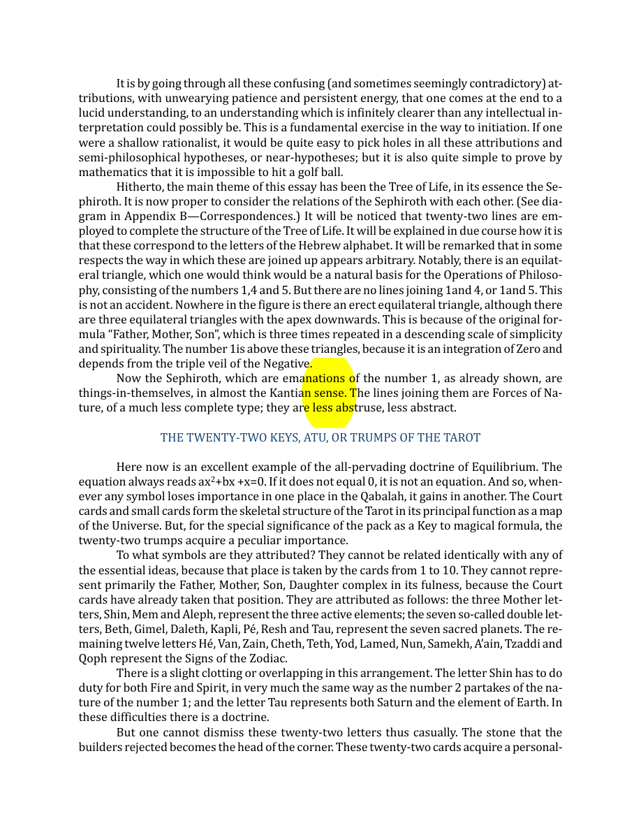 Original scan of The Book of Thoth, PDF page 26