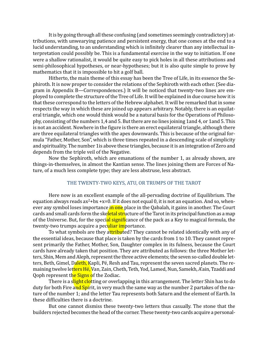 Original scan of The Book of Thoth, PDF page 26