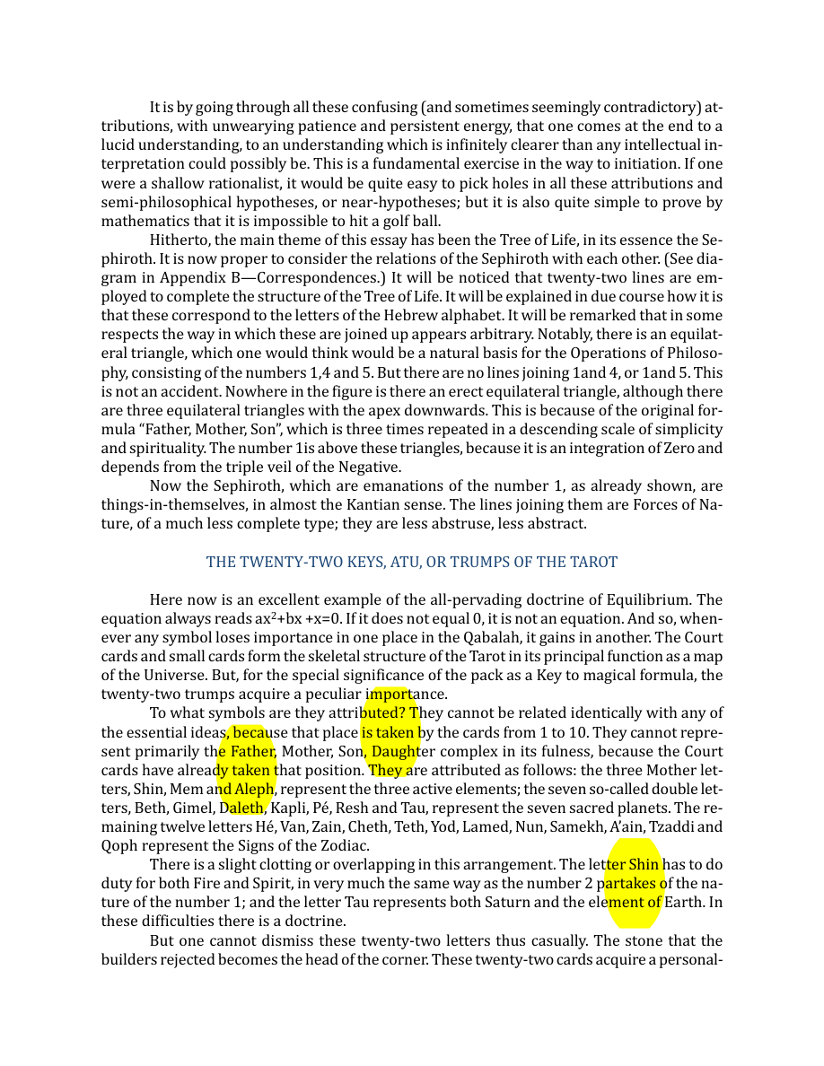 Original scan of The Book of Thoth, PDF page 26