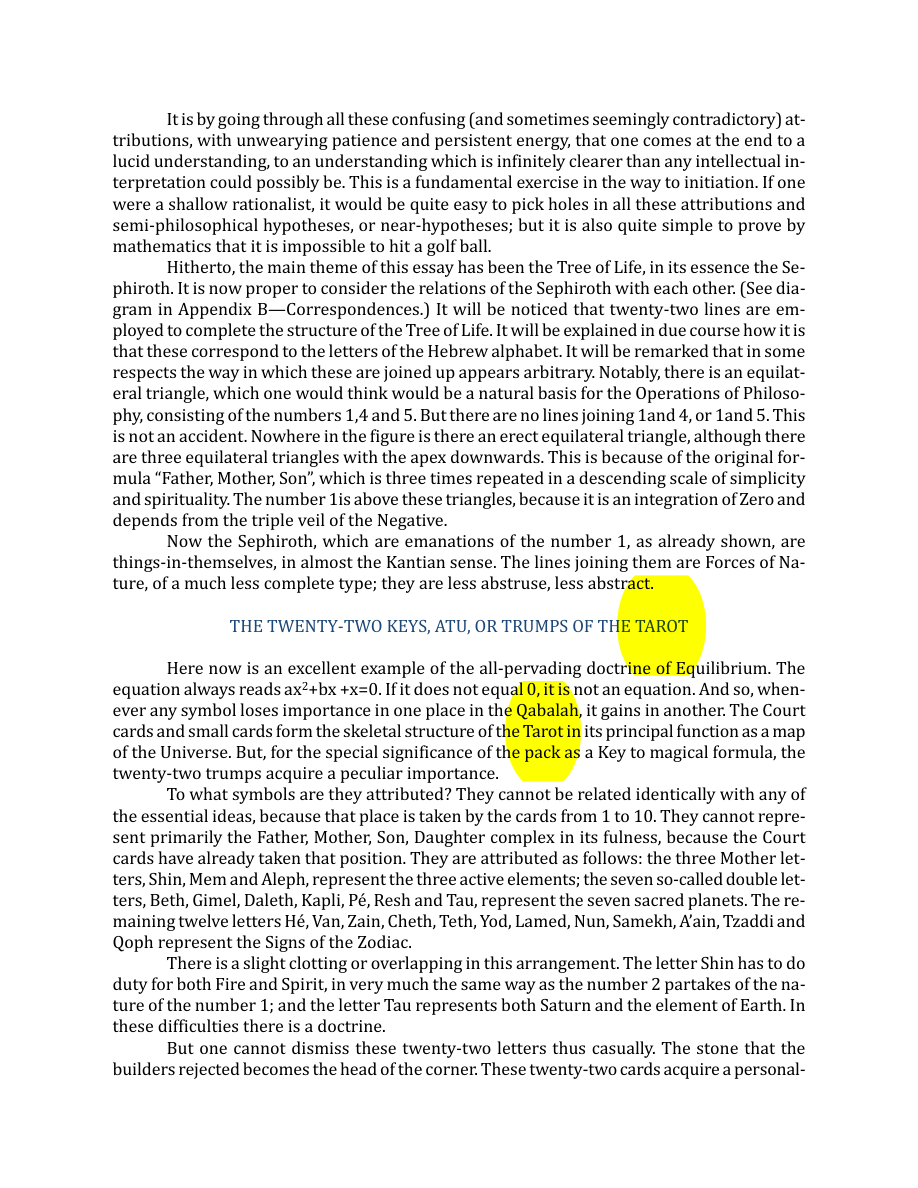 Original scan of The Book of Thoth, PDF page 26