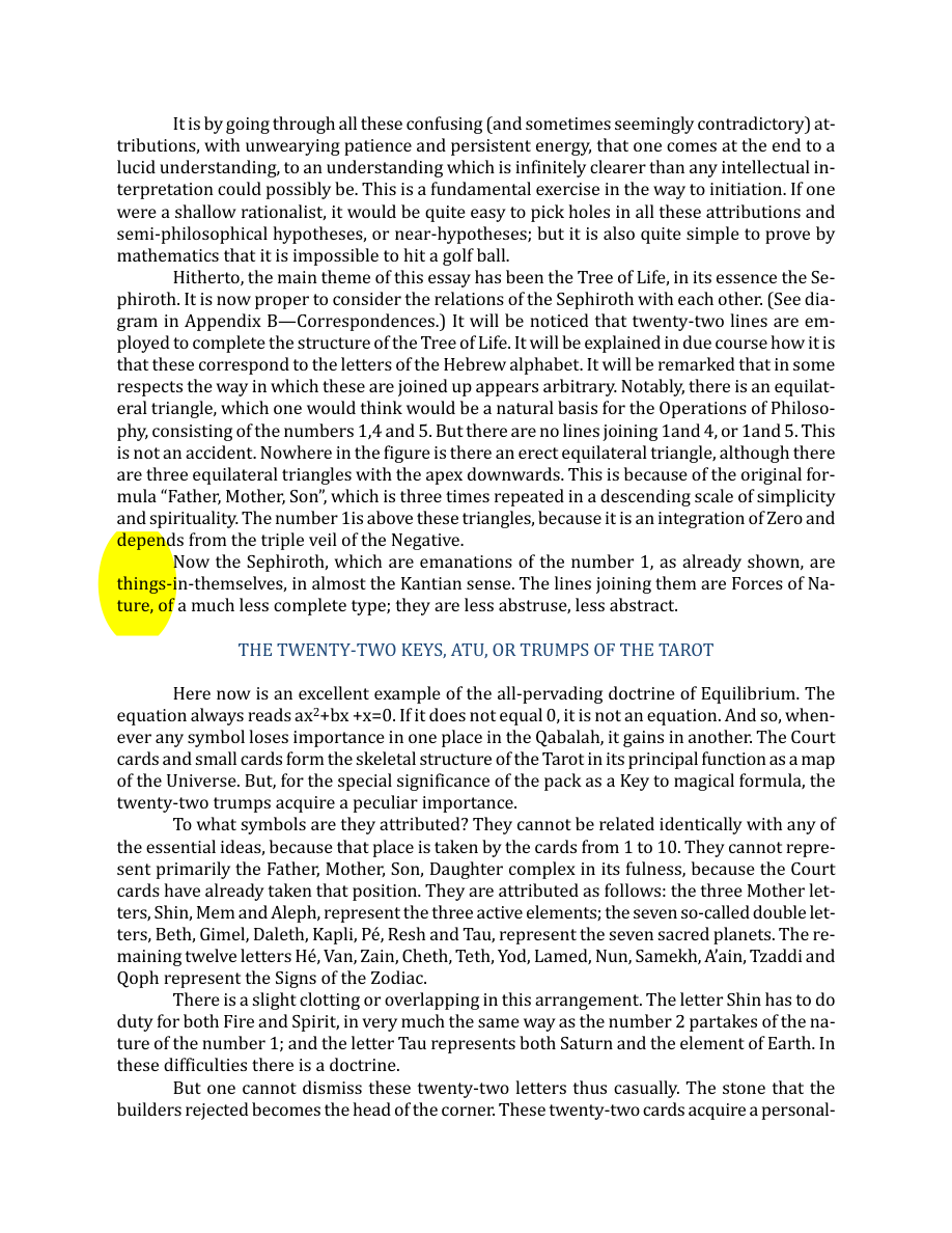 Original scan of The Book of Thoth, PDF page 26