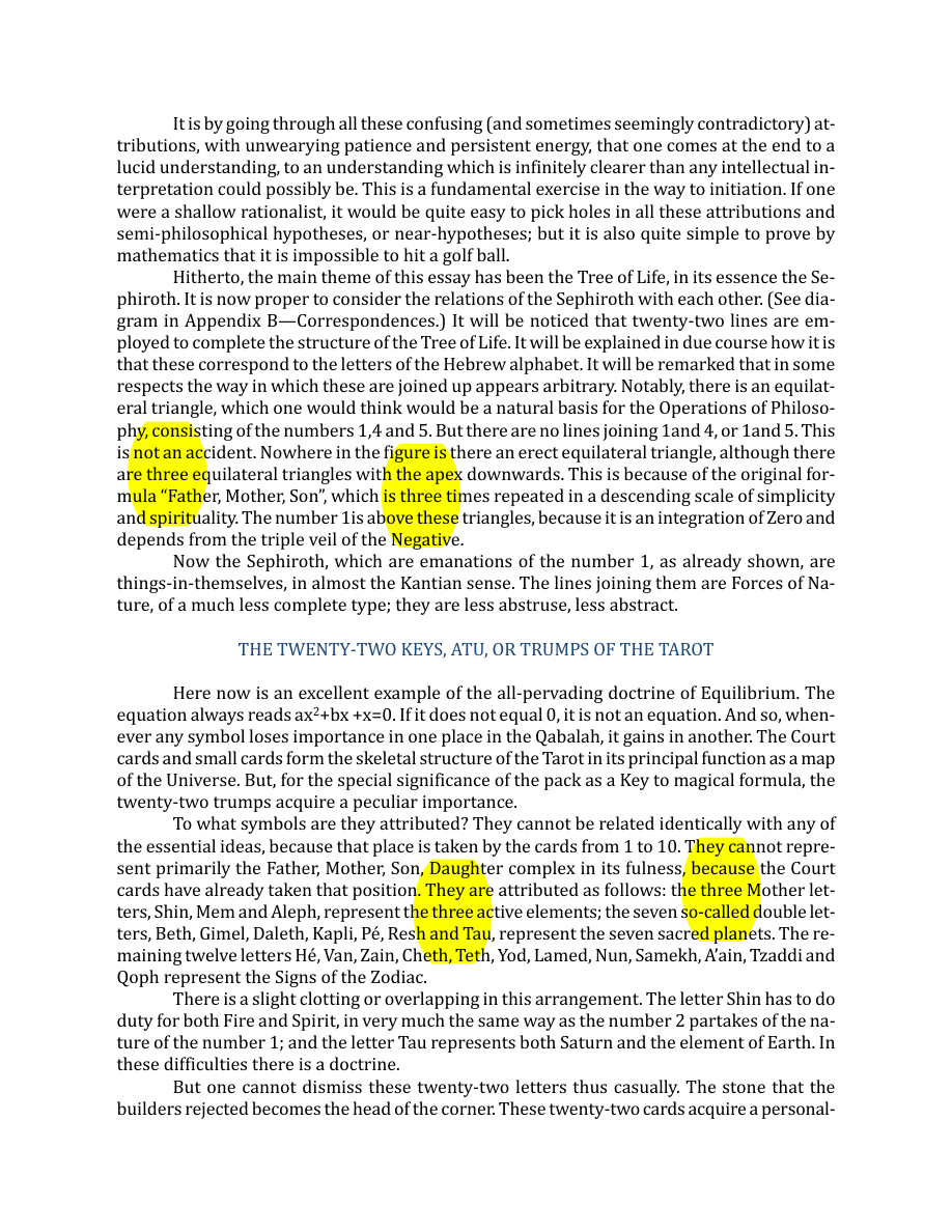 Original scan of The Book of Thoth, PDF page 26