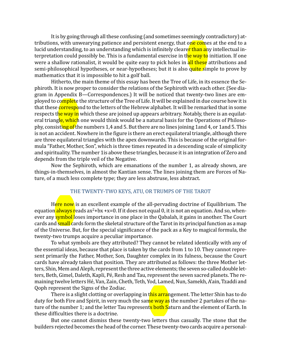 Original scan of The Book of Thoth, PDF page 26