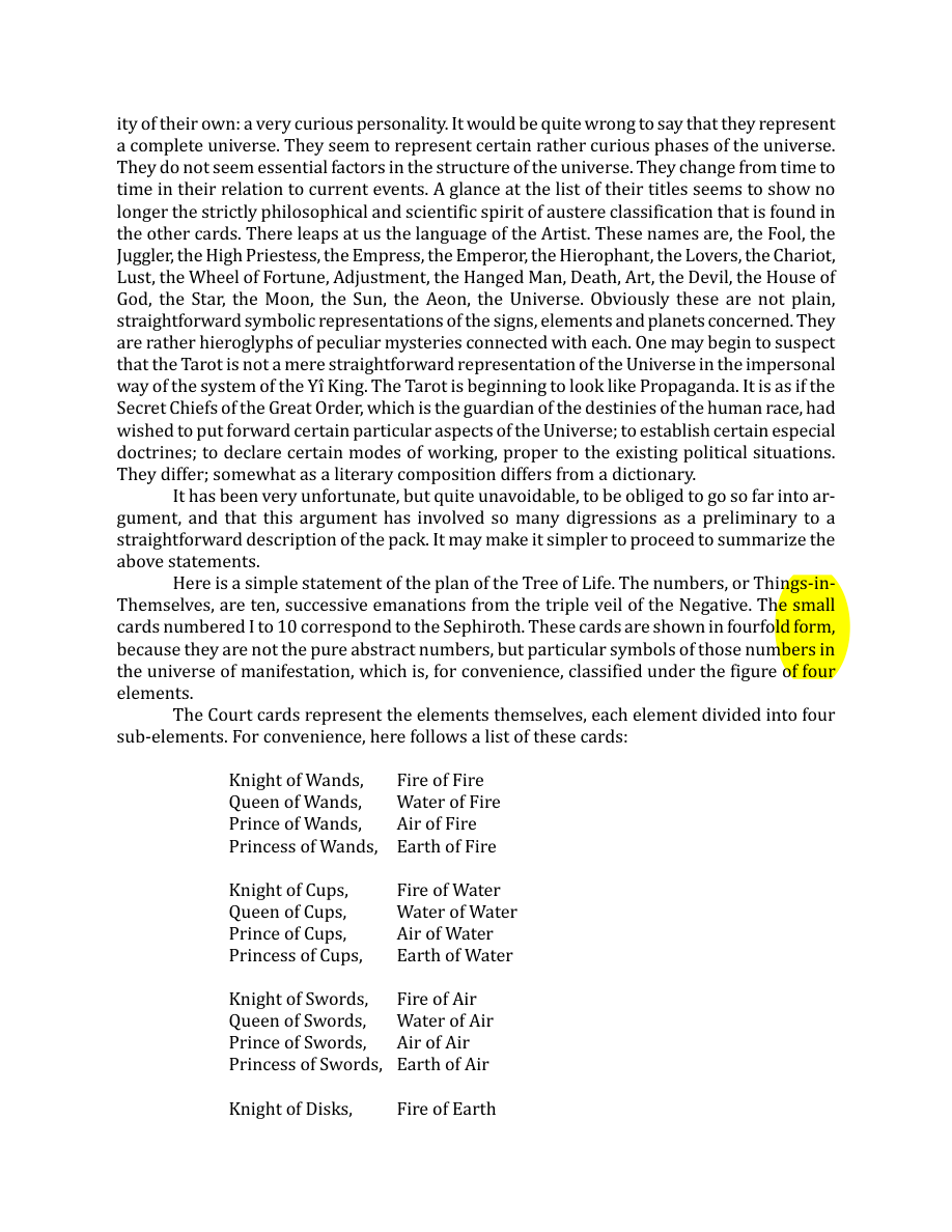 Original scan of The Book of Thoth, PDF page 27