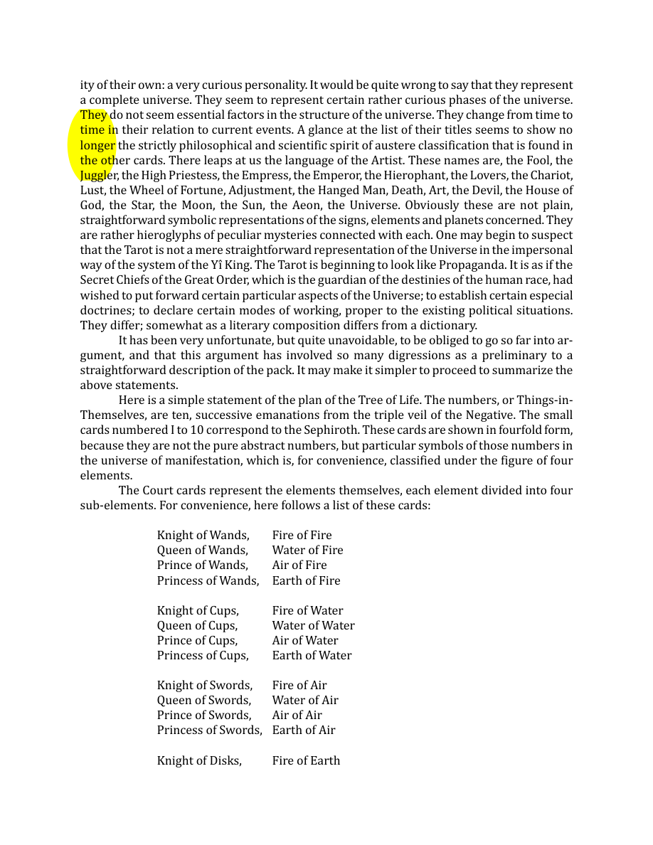 Original scan of The Book of Thoth, PDF page 27