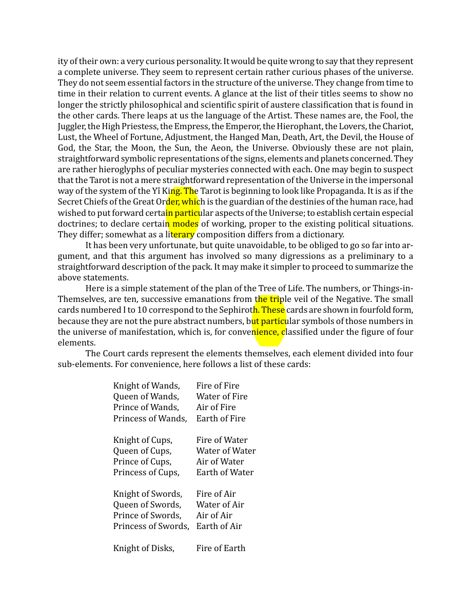 Original scan of The Book of Thoth, PDF page 27