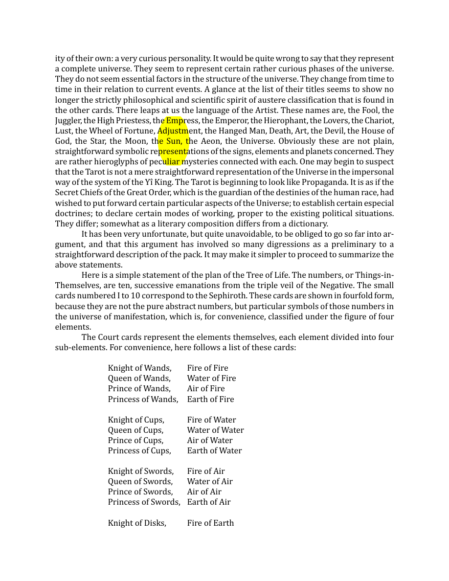 Original scan of The Book of Thoth, PDF page 27