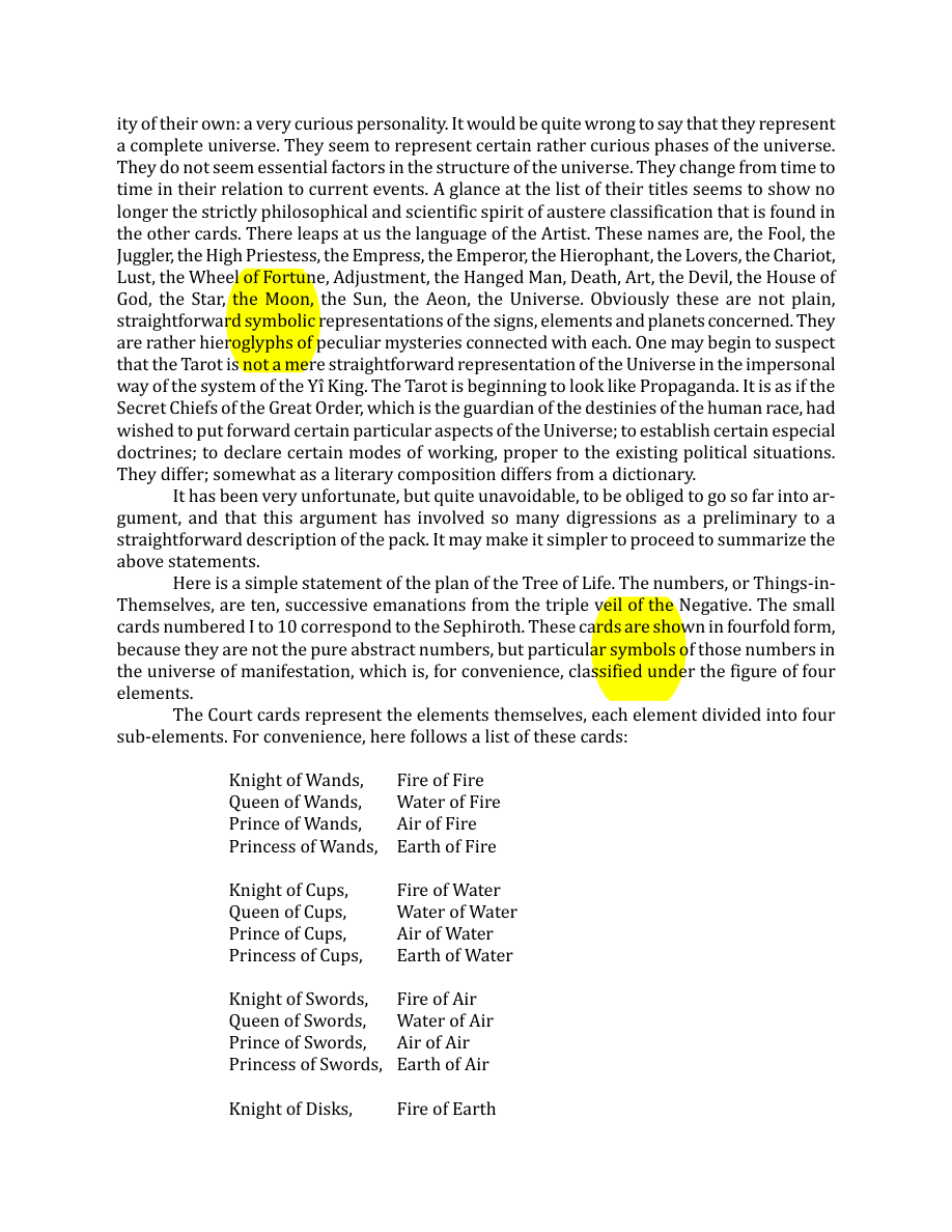 Original scan of The Book of Thoth, PDF page 27