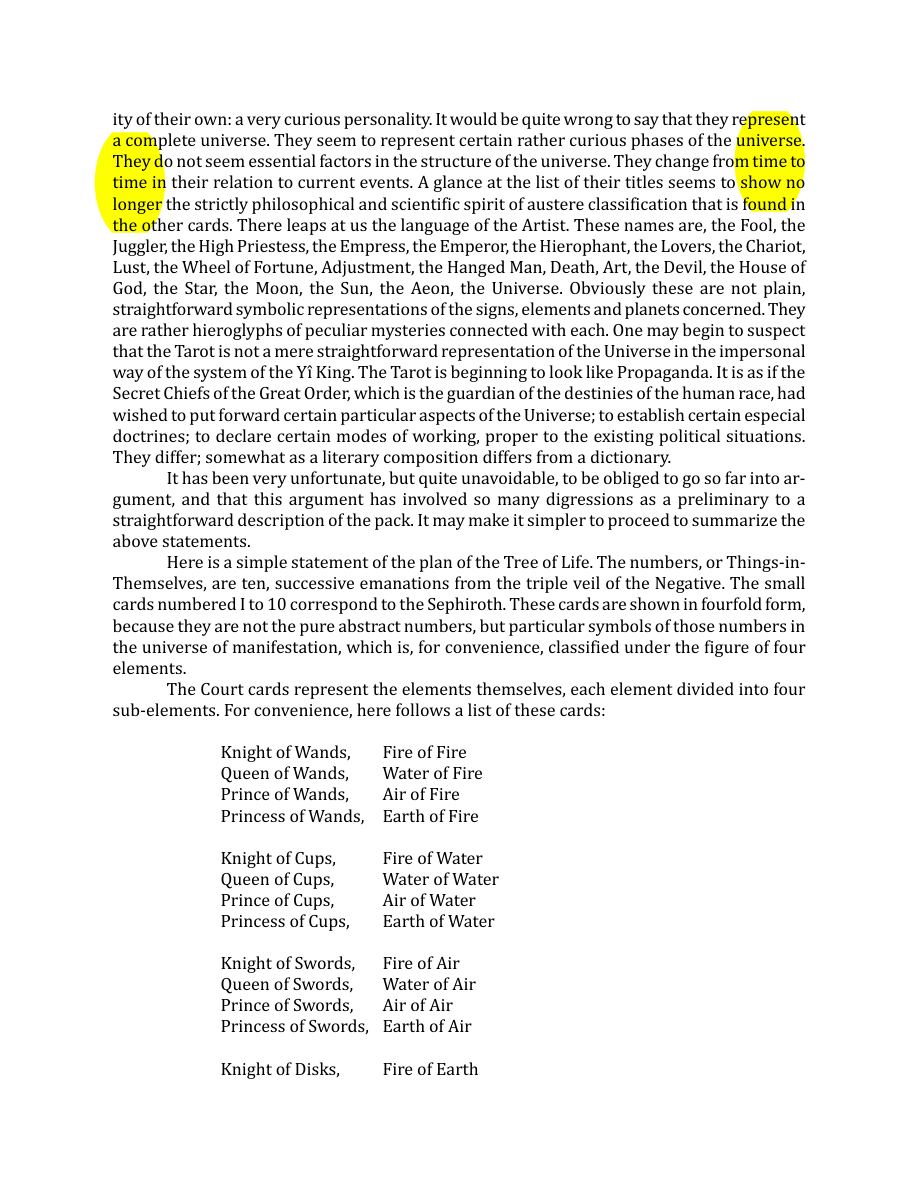 Original scan of The Book of Thoth, PDF page 27