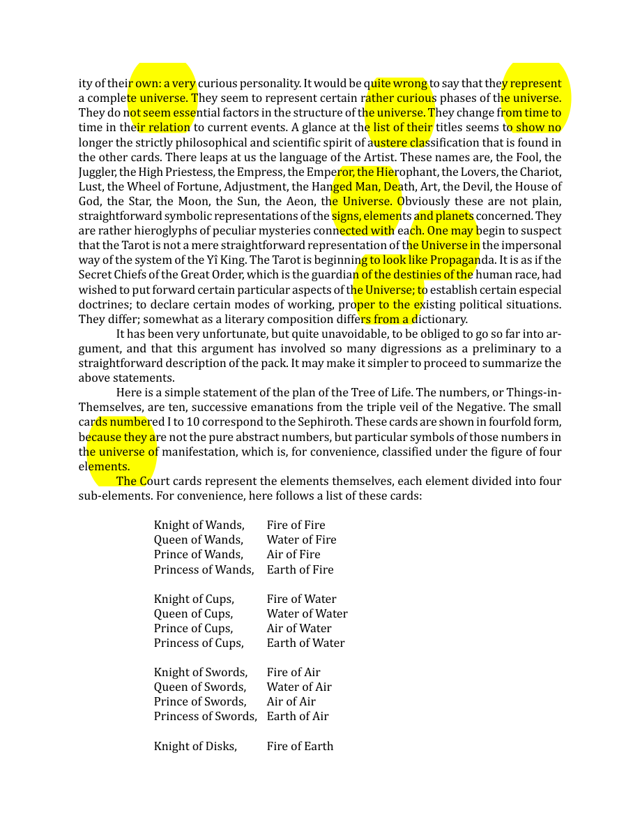 Original scan of The Book of Thoth, PDF page 27