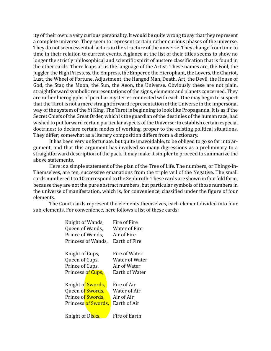 Original scan of The Book of Thoth, PDF page 27