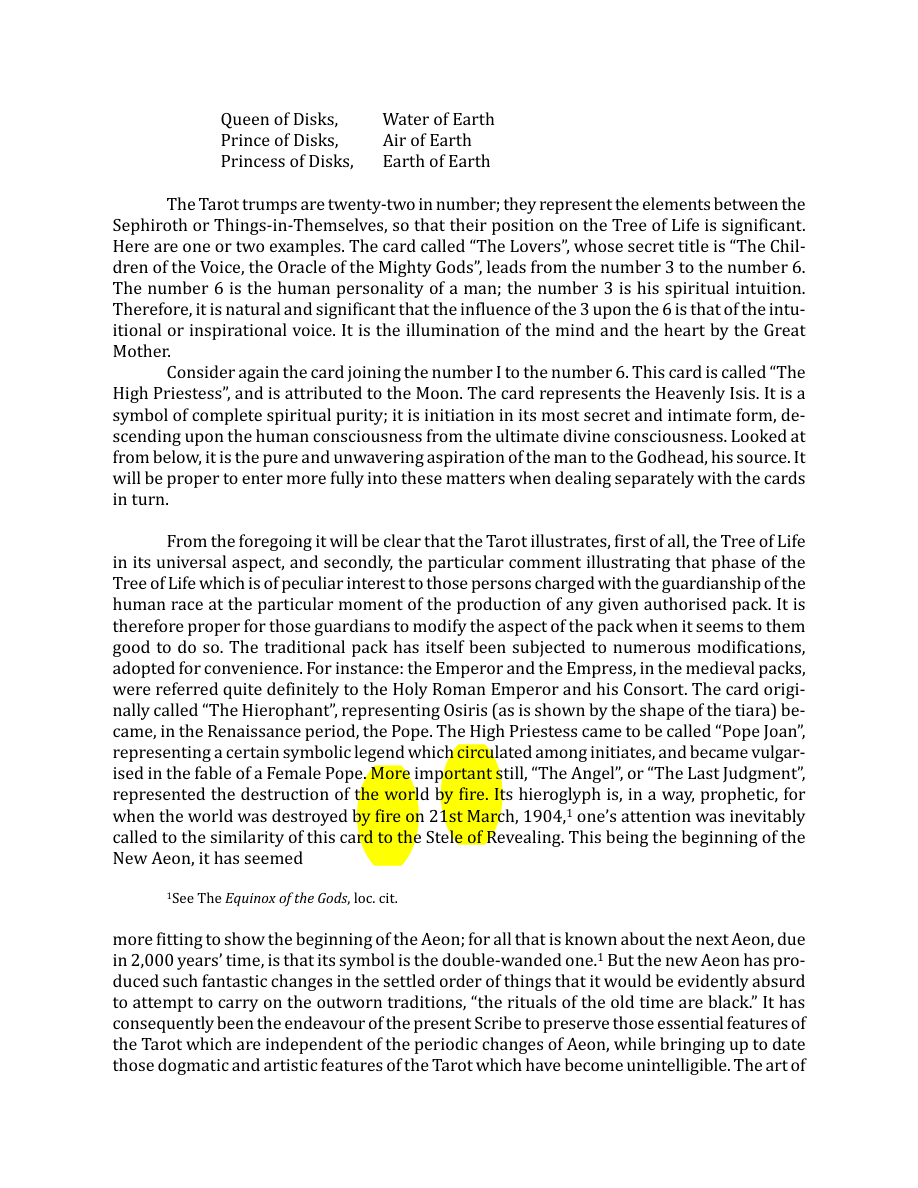 Original scan of The Book of Thoth, PDF page 28