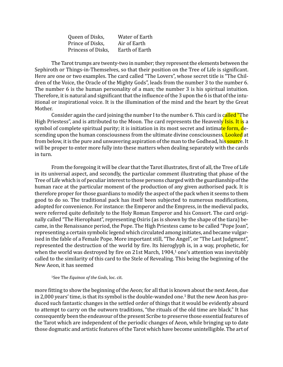Original scan of The Book of Thoth, PDF page 28