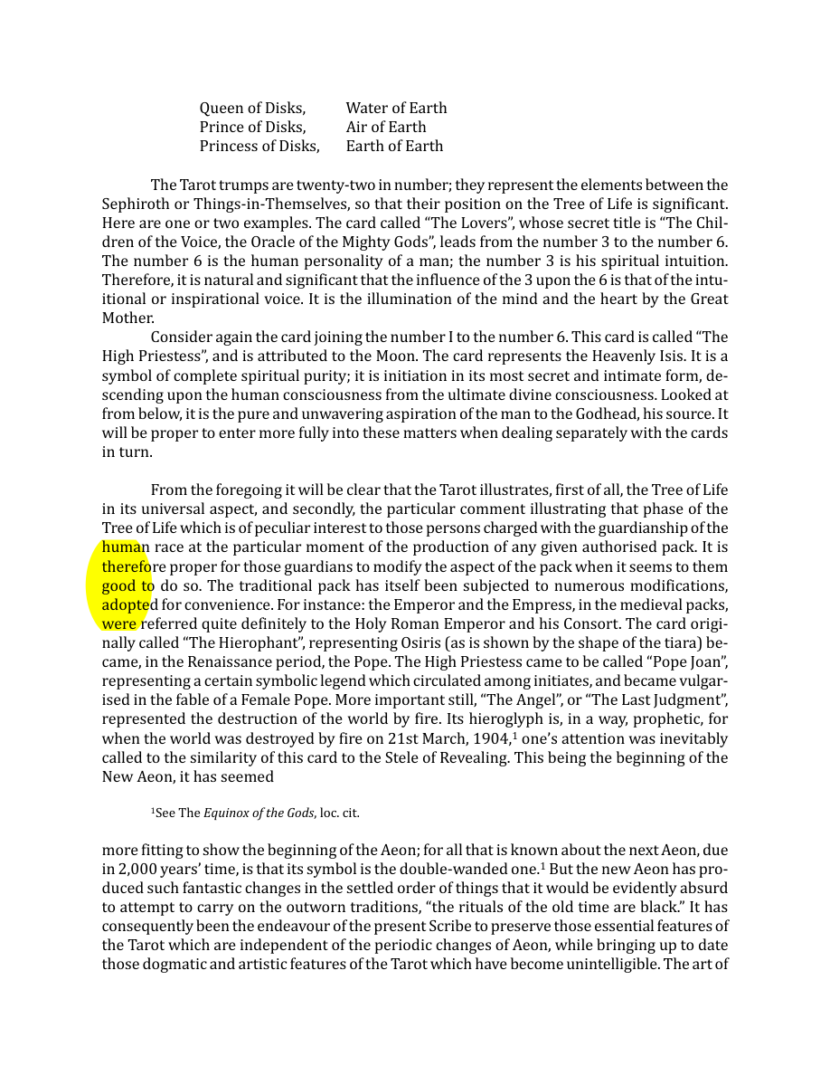 Original scan of The Book of Thoth, PDF page 28